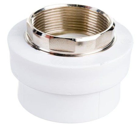 Combined "Politek" coupling, polypropylene, 63 mm x 2 ", internal thread-1