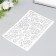 Plastic stencil "leaves" 24x16 cm
