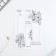 Set for creating bookmarks “March 8. Flowers"