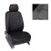 Autorekhly for Honda Civic, Sedan, 2012-, black, eco-leather, set