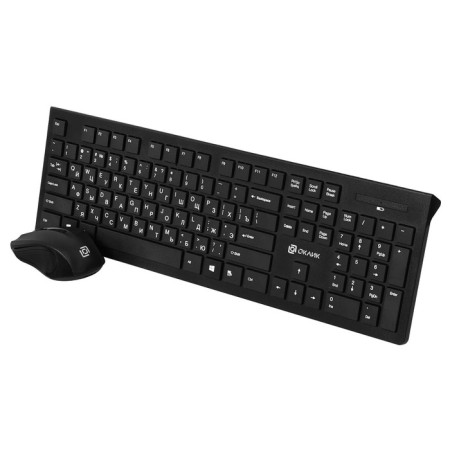 Keyboard + Mouse Rickle 250m Clab: Black Mouse: Black USB Wireless Slim (997834)-2