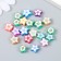 Beads for the creativity of PVC "Flower-snowflake" set 20 pcs 0.5x1x1 cm
