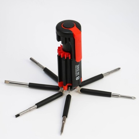 The lantern is multifunctional, multitul 8 in 1 "Master for all hands", 6led, 7 screwdrivers, 4x10 cm-2