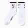 Women's socks kaftan "wine" size 36-39 (23-25 ​​cm), white