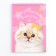 Notepad A5, 40 l. Cardboard cover. "Cat"