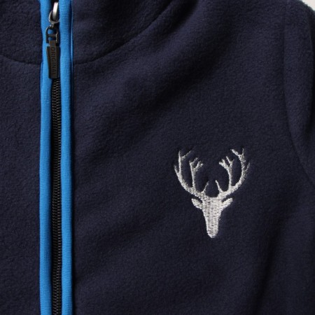 Children's sweatshirt, dark blue color, height 110 cm-3