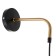 Bra 1657/1wwwt E27 40W white-gold 13x18x55 cm