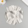 Cardboard "snake texture", silver, set of 10 pcs (5 types) 4x6 cm