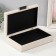 Casket wood to the leatherette "White python with streaks" 25x15x6.5 cm