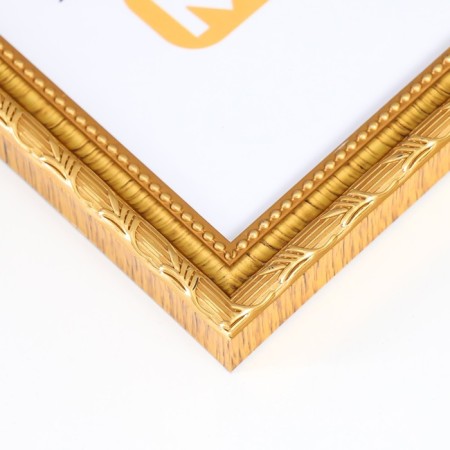 Photo frame plastic "reed" 21x30 cm, gold-1