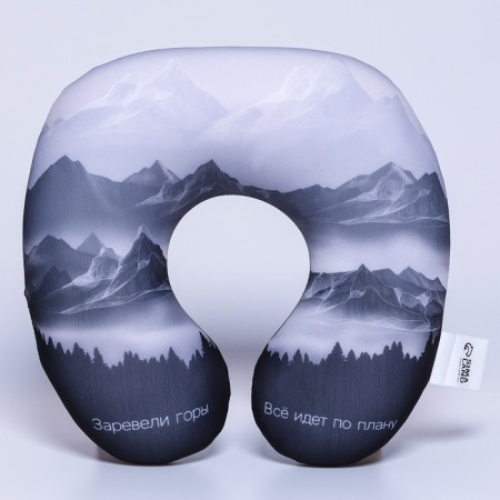 Pillow for travel Antistress "Mountains"-2