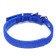 Collar "Comfort" Combined (polyester, artificial leather), 39 x 1.5 cm, Osh 26-33 cm, blue 6
