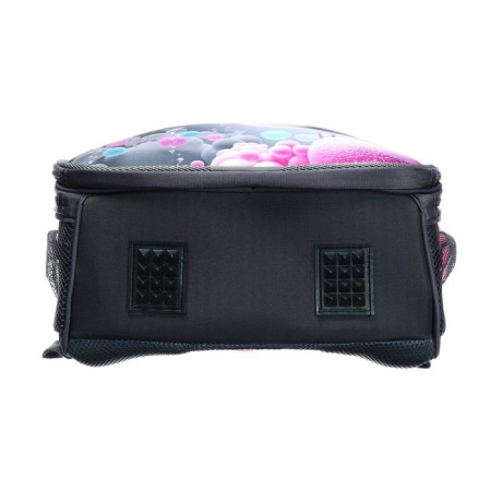 School backpack 38 x 30 x 16 cm, ergonomic back, stavia "flamingo", gray/pink-6
