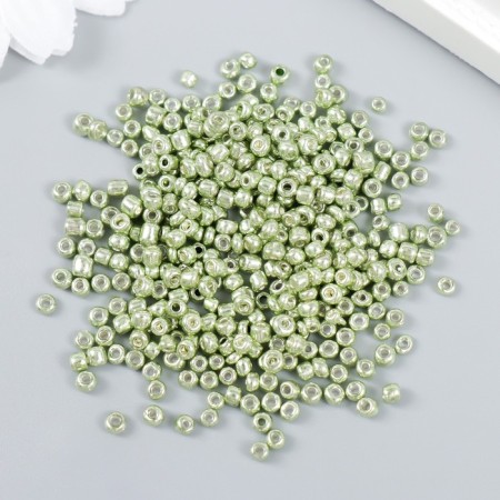 Beads "Zlatka" 08/0, 3 mm, 10 g 0565 Green-1