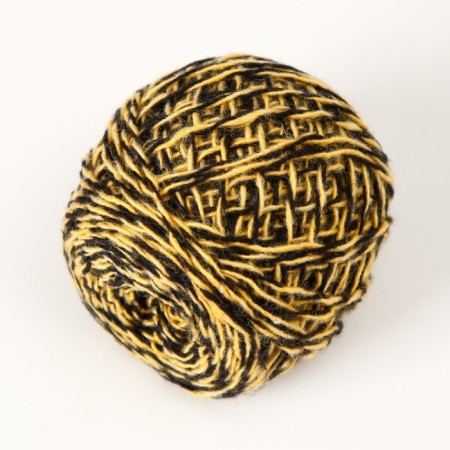 Acryl yarn 100% acrylic, 100m/40 ± 5 g (melange yellow-black)-1