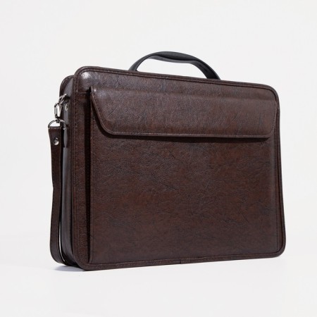 Male bag, "Alex", brown color