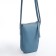 Bag Women's Cross-Bodi with a zipper, blue color
