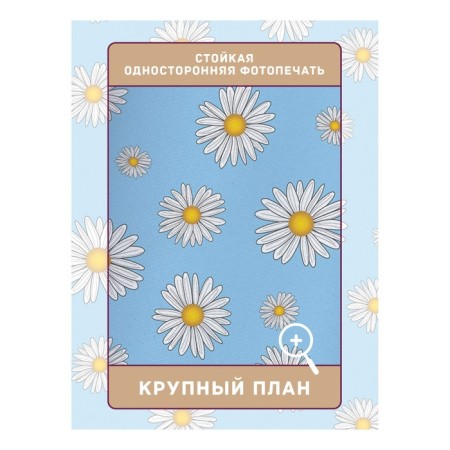 Photostes "Field daisies", Saten, size 145x265 cm, 2 pcs-2
