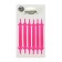 A set of shoes for shoes, 6 pcs, silicone, flat, 13 mm, 9 cm, pink neon color color