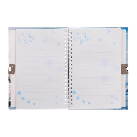 Notebook Gift Book on a lock, A6, 45 sheets, in a ruler, "Tank"-3