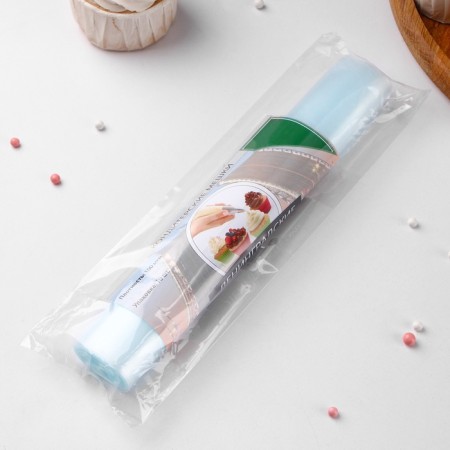 Confectionery bag h = 65 cm, roll 10 pcs, 65 × 28 cm, the color is transparent-7