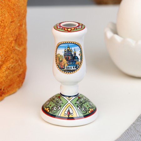 Classic candlestick, ceramics, mix