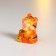 Polystone souvenir "Tiger with a gold cart" mix 2.4x1.6x2 cm