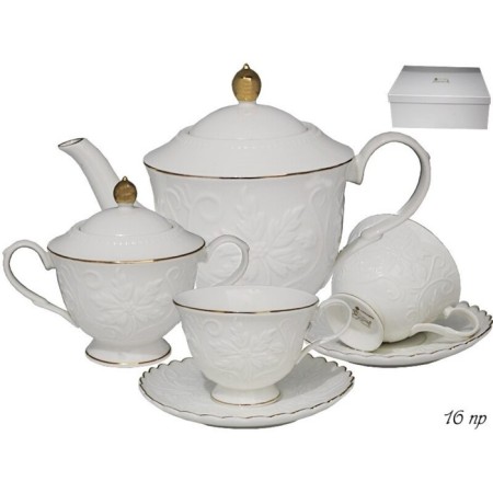 Tea Service Lenardi Snezhana, 240 ml, 16 items