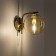Sconces Citilux "Tommy" CL102313, 15x20 cm, 1x40W, E14, brown color