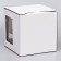 Box for cake 2 windows, with handles, white, 26 x 26 x 26 cm