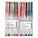 A set of gel pens, 5 colors, metallic, with rubber holders, mix