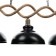 Chandelier "Workshop" 3he27 40V black 120x30x35cm