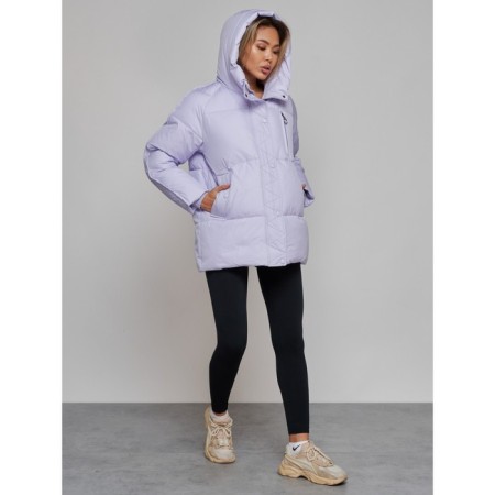 Winter jacket, size 44, purple color-5
