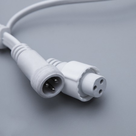 Garland "Curtain" 2 × 3 m, IP65, UMS, white thread, 760 LED, white glow, white flicker, 220 V-5