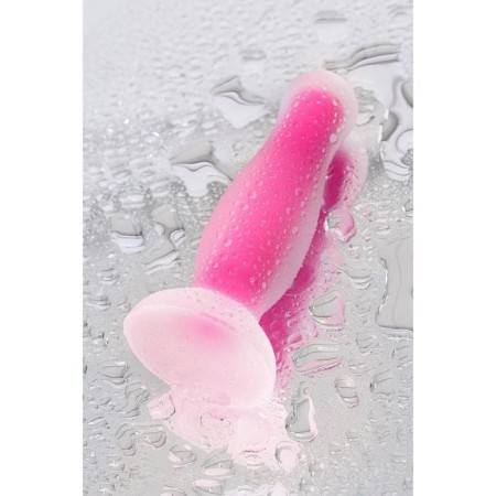 Anal plug glowing in the darkness of John Glow, waterproof, silicone, transparent, 12.5 cm-8
