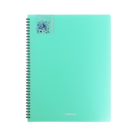 Folder 20 inserts on spirals, A4, 600 μm, Erichkrause "Matt Pastel Bloom", texture "Sand", mix-1