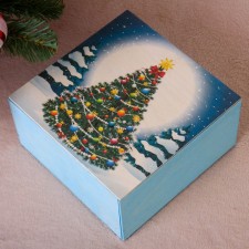 New Year. Gift box 