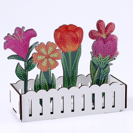 Diamond embroidery "Flowers in the garden" Interior decor-1