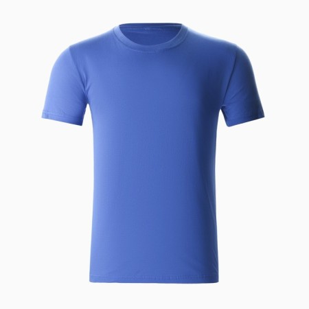 T -shirt male plain, indigo color, size 48-4
