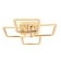 LED ceiling LED with Ambrella Light, Original, Fa538, 4XLED, 148 W, 11100LUM, 3000-6400K, Gold Color.