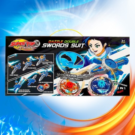 A set of wolves "Super Sword", a double launch, with a turntable, Mix color-15