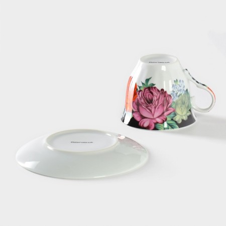 Tea couple ceramic shares "painting", a cup 210 ml, a saucer d = 14 cm-3