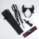 Carnival set "Damn beautiful", rim, trident, butterfly, gloves