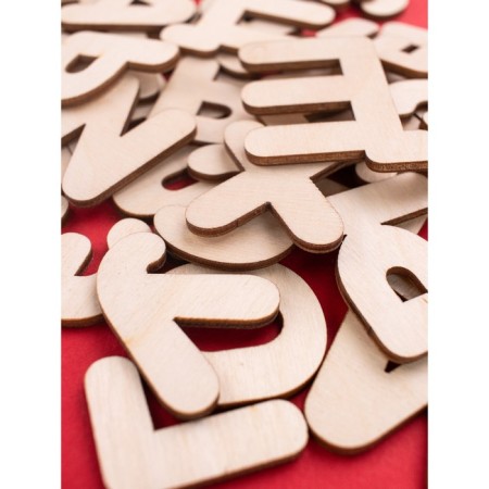 Wooden letters-coloring "Study letters and words"-6