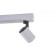 Lexi lamp, 2x35W GU10, white color, graphite