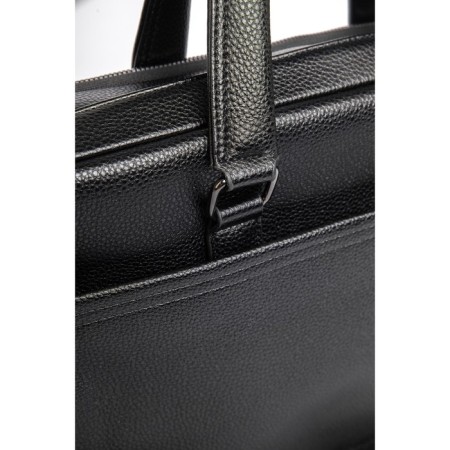 Male portfolio, eco-leather, de-gosa black, 39x10x29 cm-2