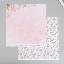 A set of paper for scrapbooking (10 sheets) 
