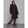 Coat insulated winter female, size 44, black color