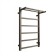 Electric towel "Dvin" FJ Plaza Neo, 800x500 mm, dimmer, weapon. Stal