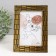 Photo frame plastic 10x15 cm "Rectangles by hand" gold with black 18.3x13.5 cm